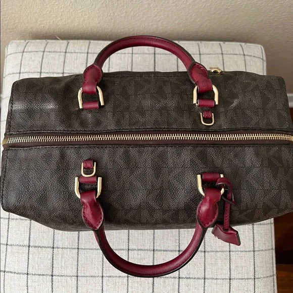 Michael Kors Collection Brown and Red Bag - Picture 8 of 9